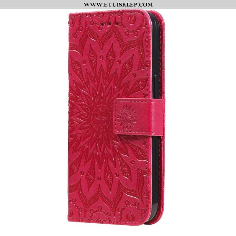 Etui Na Telefon Pokrowce do Poco X5 5G Słońce Z Smyczą